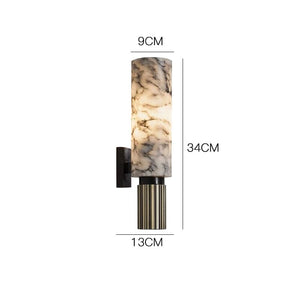 Modern Riviera Wall Sconce Marie Antonette ( L5.11"x H13.39"inches) L13 H34cm MA Warm light