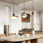 Japandi style Travertine Pendant | Japanese Retro Lighting pendant light Shop Marie Antonette 