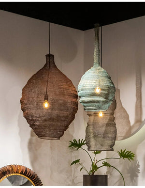 Bali Inspired Handmade Organic Shape Wire Pendant pendants Marie Antonette 