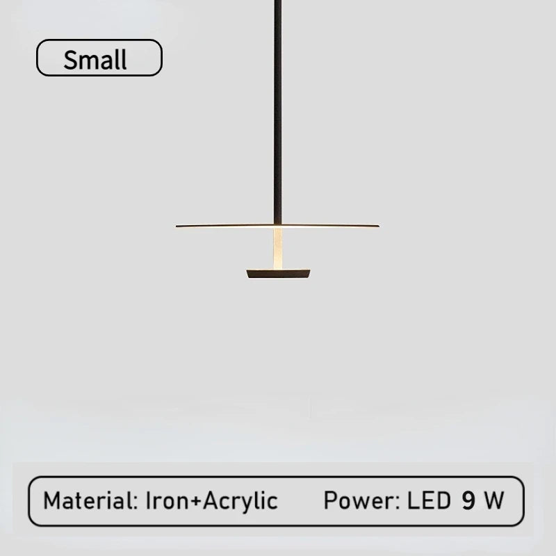 Minimalist Style LED Ring Pendant Lighting for ( Bedroom lighting| Kitchen Island pendant | Dining Room lighting) pendant Marie Antonette D30cm cold light 