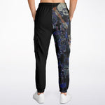 Edgy Sweatpants inspired from Gustav Klimt's Death and Life Athletic Cargo Sweatpants - AOP Subliminator 