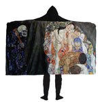Gustav Klimt's Death and Life Hooded Blanket (1910-1915) Hooded Blanket - AOP Subliminator 