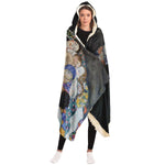 Gustav Klimt's Death and Life Hooded Blanket (1910-1915) Hooded Blanket - AOP Subliminator 