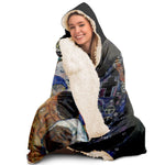 Gustav Klimt's Death and Life Hooded Blanket (1910-1915) Hooded Blanket - AOP Subliminator 