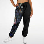 Edgy Sweatpants inspired from Gustav Klimt's Death and Life Athletic Cargo Sweatpants - AOP Subliminator 