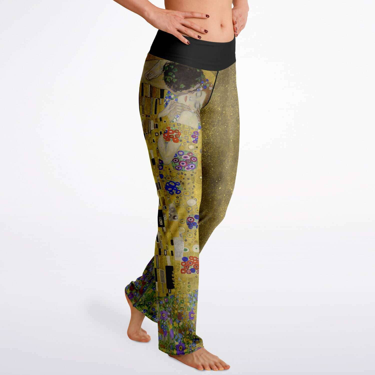 The Kiss Flare Pants Flare Leggings - AOP Subliminator 