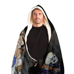 Gustav Klimt's Death and Life Hooded Blanket (1910-1915) Hooded Blanket - AOP Subliminator 