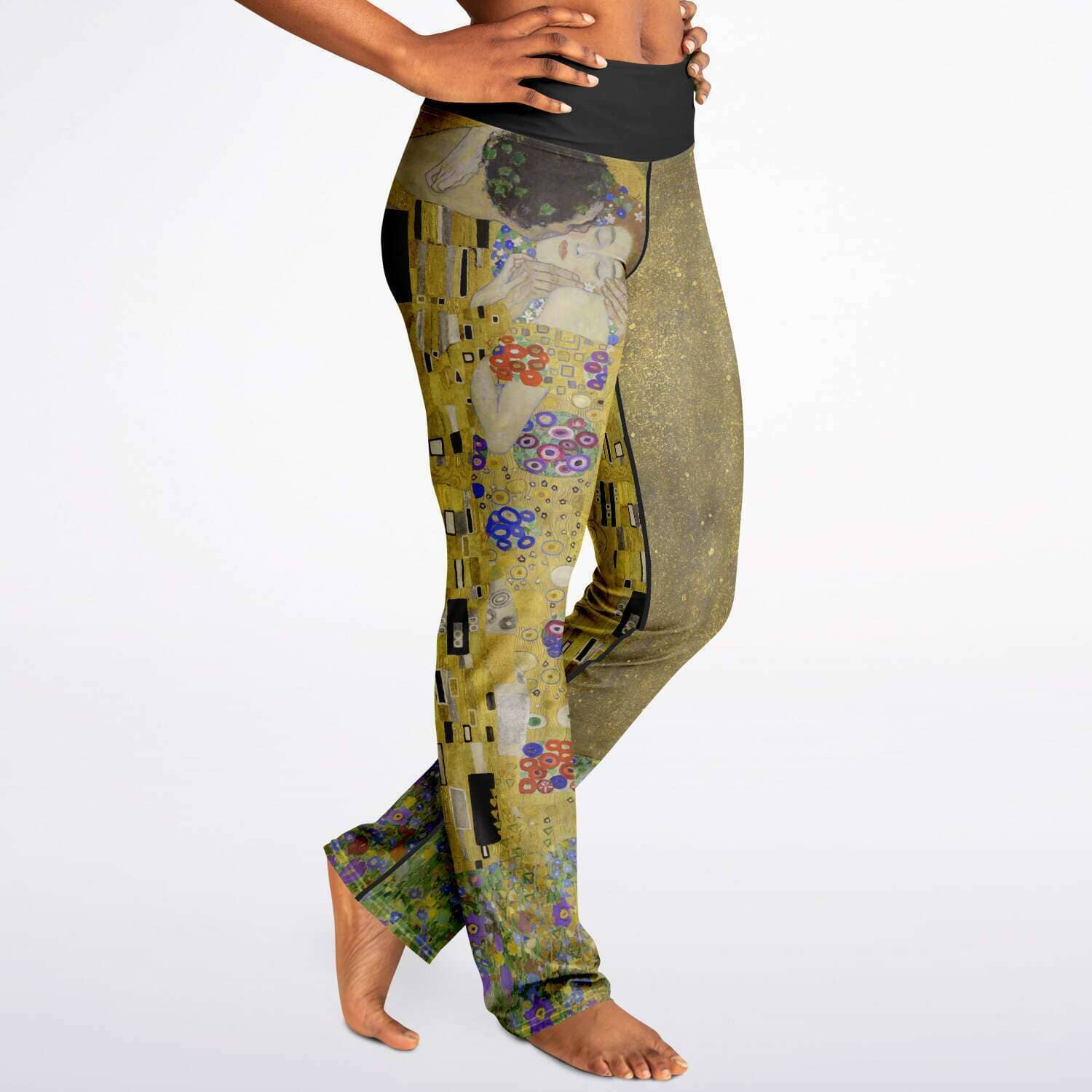 The Kiss Flare Pants Flare Leggings - AOP Subliminator 