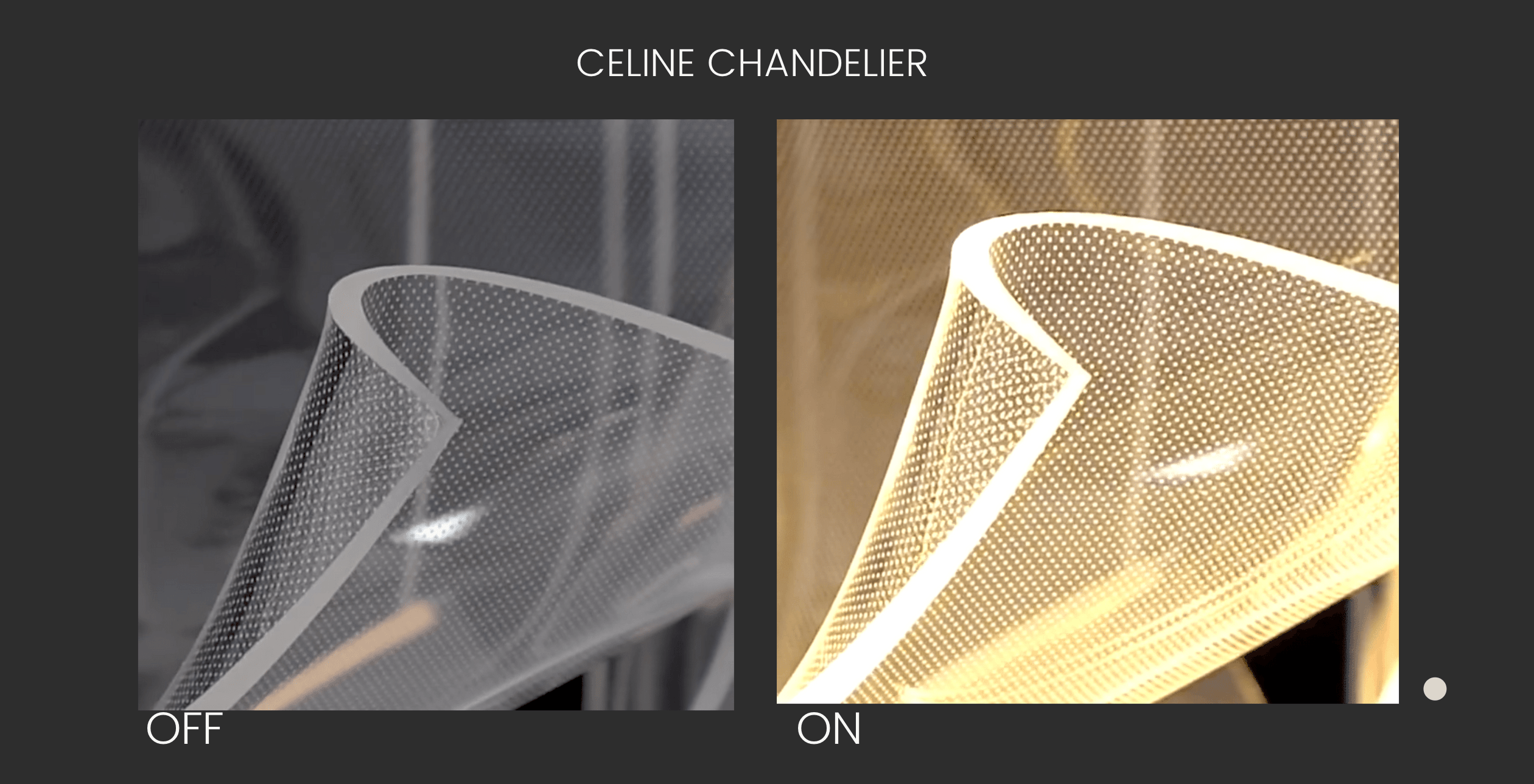 Celine Chandelier LED Linear Light Marie Antonette 