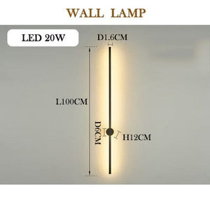 Solace LED RGB Wall Lamp Marie Antonette 100cm wall lamp Warm White 