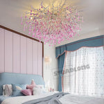 Droplets Crystal Luxuriant Chandelier and Flush mount Style Marie Antonette 