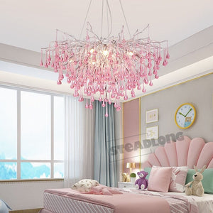 Droplets Crystal Luxuriant Chandelier and Flush mount Style Marie Antonette 