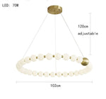 La Muse Brass LED Suspension Marie Antonette Dia 40.16"inches (Dia 102cm) Warm White 