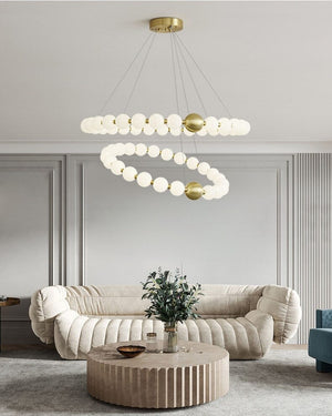 La Muse Brass LED Suspension Marie Antonette 