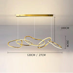 Saint Malo Ring Suspension Light Marie Antonette 5 head gold Cold White 