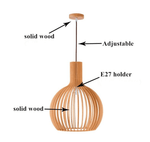 Carmen Natural Wood Pendant Marie Antonette 