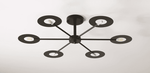 Vega LED Ceiling Light Marie Antonette Black 6heads short 110V G4 cool white