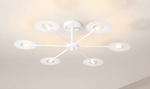 Vega LED Ceiling Light Marie Antonette White 6heads short 110V G4 cool white