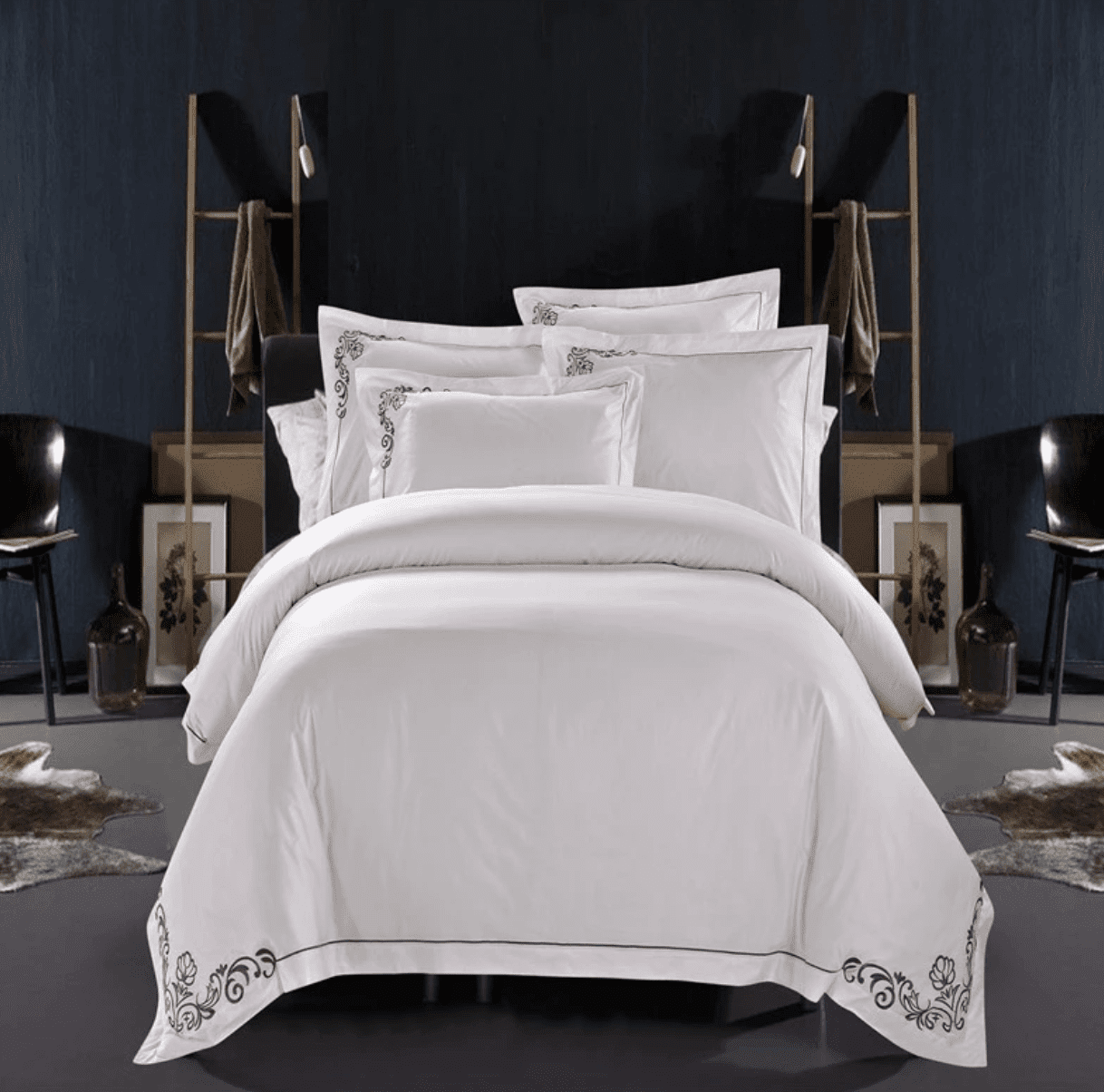 Summer Breeze Collection Marie Antonette Brittany Queen 4Pcs 