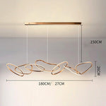 Saint Malo Ring Suspension Light Marie Antonette 7 head Rose gold Cold White 