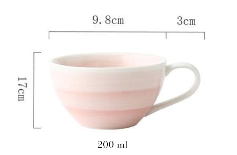 Pink And Blue Blush Set Marie Antonette Pink cup 