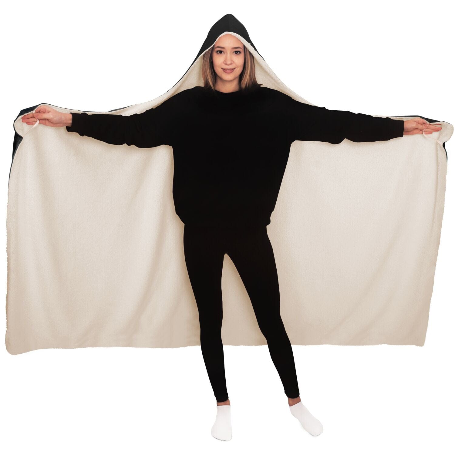 Gustav Klimt's Death and Life Hooded Blanket (1910-1915) Hooded Blanket - AOP Subliminator 