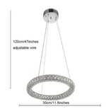 Tiffany LED Ring Chandelier marie antonette 