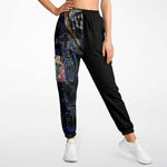 Edgy Sweatpants inspired from Gustav Klimt's Death and Life Athletic Cargo Sweatpants - AOP Subliminator 