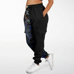 Edgy Sweatpants inspired from Gustav Klimt's Death and Life Athletic Cargo Sweatpants - AOP Subliminator 