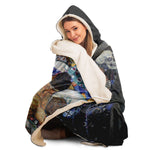 Gustav Klimt's Death and Life Hooded Blanket (1910-1915) Hooded Blanket - AOP Subliminator 