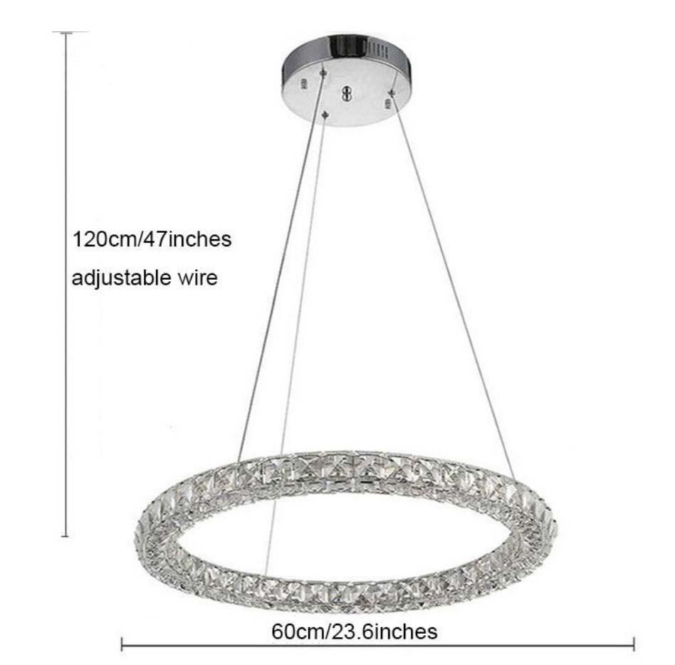 Tiffany LED Ring Chandelier marie antonette 