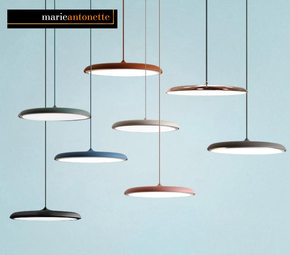 Modern Disk Pendant Marie Antonette 