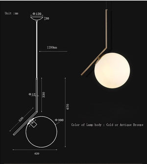 Eclipse Lunaire LED Pendant Marie Antonette 