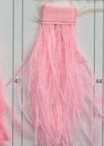 Hollywood Regency Brass Ostrich Feather Lamp floorlamp Marie Antonette Pink Large Large W150cm H190cm 