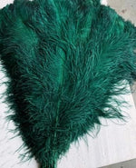 Hollywood Regency Brass Ostrich Feather Lamp floorlamp Marie Antonette Emerald Small Small W110cm H160cm 