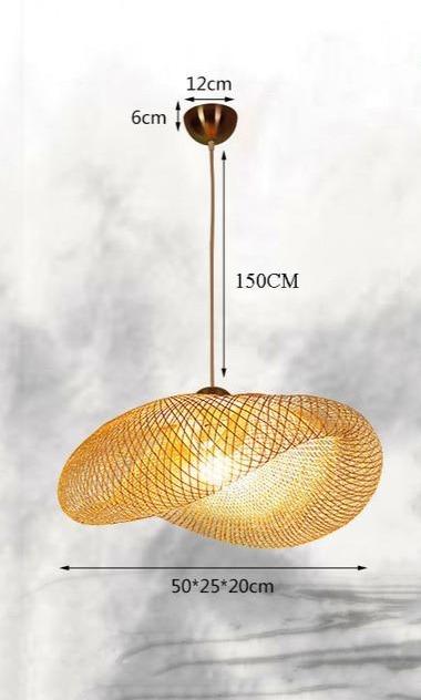 Bamboo Rattan Pendant Marie Antonette A 50CM Czech Republic 