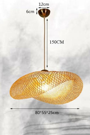 Bamboo Rattan Pendant Marie Antonette A 80CM Czech Republic 