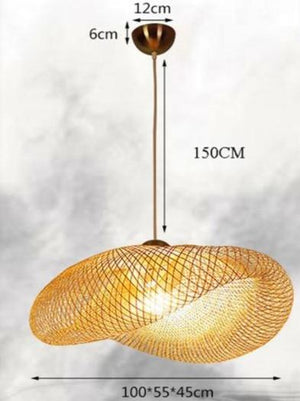 Bamboo Rattan Pendant Marie Antonette A 100CM Czech Republic 