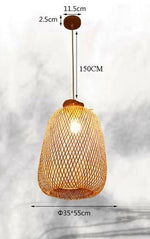 Bamboo Rattan Pendant Marie Antonette B 35CM China 