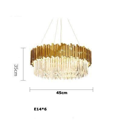 Aire Montpellier LED Crystal Suspension chandelier Marie Antonette Round 45cm |17.72"| 