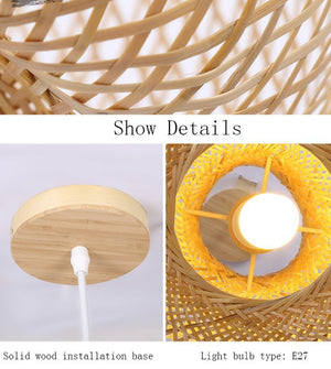 Bamboo Rattan Pendant Marie Antonette 