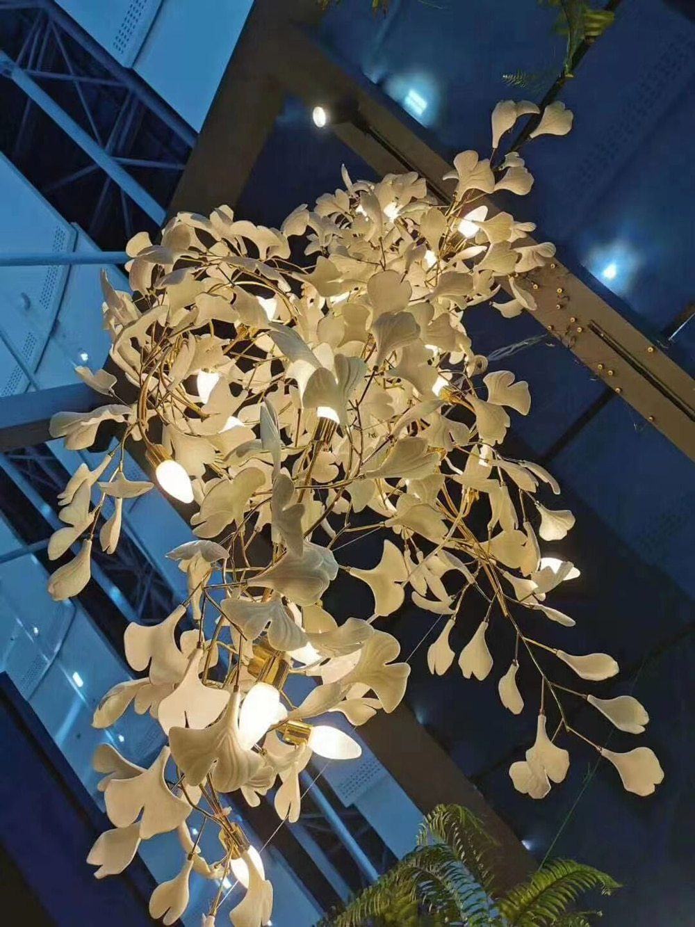 Noemie Petale Chandelier opulence BigManLighting 