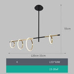 Loop Ring Pendant Light linear light Marie Antonette 