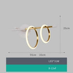 Loop Ring Pendant Light linear light Marie Antonette 