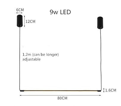 Lakme LED Suspension Light linear light Marie Antonette 80cm (31.50"inches) Cold light 