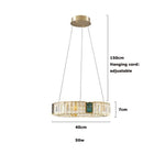Gallici Suspension (Crystal LED light) Marie Antonette '40cm (15.75") Gold Warm light