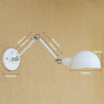 Adjustable Swing Long Arm Wall Light Vintage Home Lighting Loft Industrial Wall Lamp LED Wall Sconce Lampen Appliqued Murales Marie Antonette Type C 