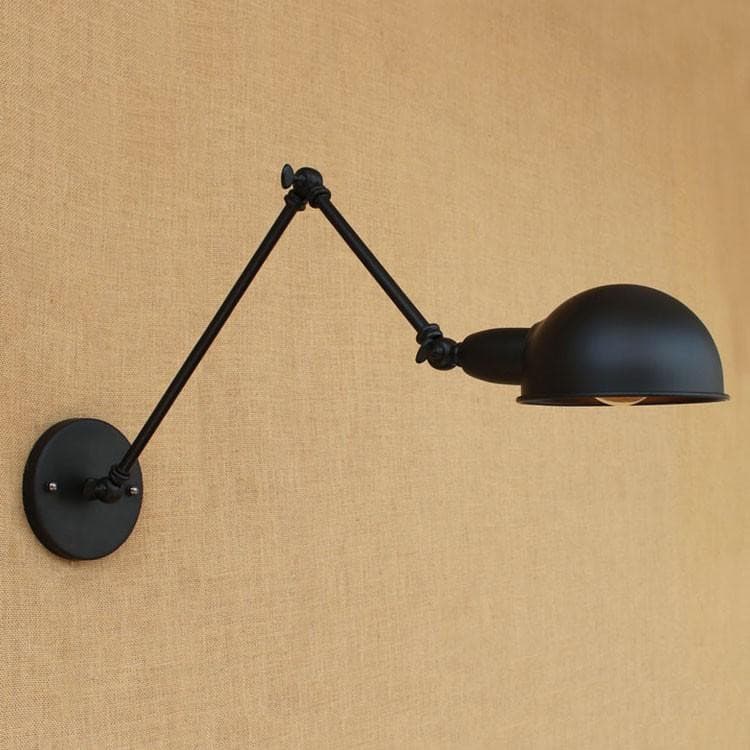 Adjustable Swing Long Arm Wall Light Vintage Home Lighting Loft Industrial Wall Lamp LED Wall Sconce Lampen Appliqued Murales Marie Antonette 