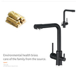 Filter Kitchen Faucets Deck Mounted Mixer Tap 360 Rotation with Water Purification Features Mixer Tap Crane For Kitchen WF-0175 Marie Antonette 