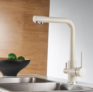 Filter Kitchen Faucets Deck Mounted Mixer Tap 360 Rotation with Water Purification Features Mixer Tap Crane For Kitchen WF-0175 Marie Antonette 